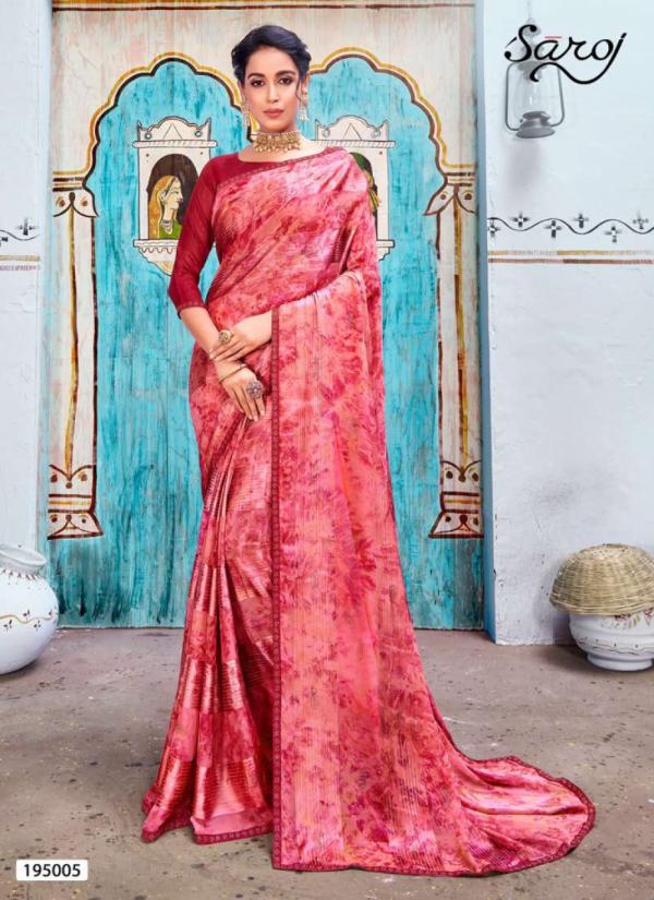 Saroj Nazrana Designer Festive Wear Georgette Saree 